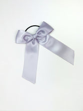 Load image into Gallery viewer, Maeve | Dusty Purple Satin | Long Tail | Hair Elastic