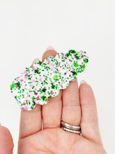 Load image into Gallery viewer, XL Glitter Snap Clip | Must Be Lucky