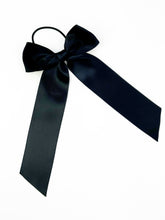 Load image into Gallery viewer, Maeve | Black Satin | Long Tail