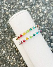 Load image into Gallery viewer, Rainbow Stone Bracelet