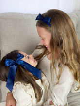 Load image into Gallery viewer, Maeve | Navy Satin | Long Tail