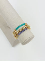 Individual Birthstone Beaded Bracelet