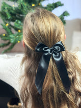 Load image into Gallery viewer, Maeve | Black Satin | Long Tail