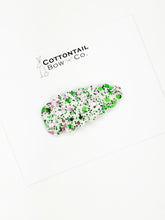 Load image into Gallery viewer, XL Glitter Snap Clip | Must Be Lucky