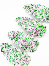 Load image into Gallery viewer, XL Glitter Snap Clip | Must Be Lucky