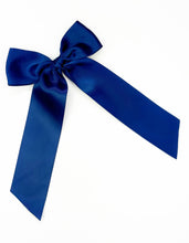 Load image into Gallery viewer, Maeve | Navy Satin | Long Tail