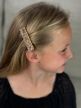 Load image into Gallery viewer, Bar Clip | Gold Glitter
