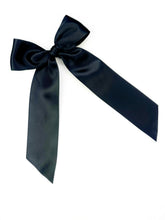 Load image into Gallery viewer, Maeve | Black Satin | Long Tail