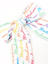 Load image into Gallery viewer, Rainbow Name Long Tail | Personalized | Jersey