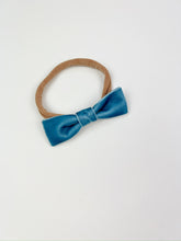 Load image into Gallery viewer, Mini Knot | Dusty Blue | Nylon Headband
