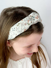 Load image into Gallery viewer, Knotted Headband | Garden Bunnies {PRE-ORDER}
