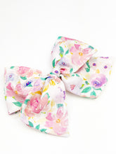 Load image into Gallery viewer, Maeve | Spring Bouquet (poly crepe de chine) | Oversized | Right Clip {PRE-ORDER}
