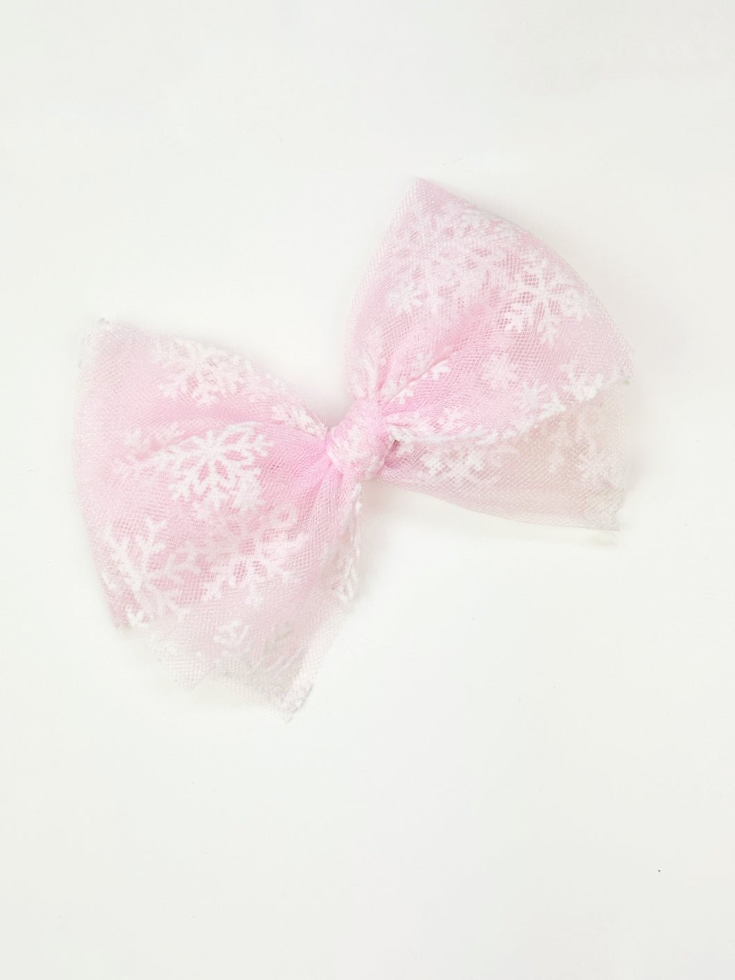 Maeve | Pink Snowflakes | Oversized | Right Clip {PRE-ORDER}
