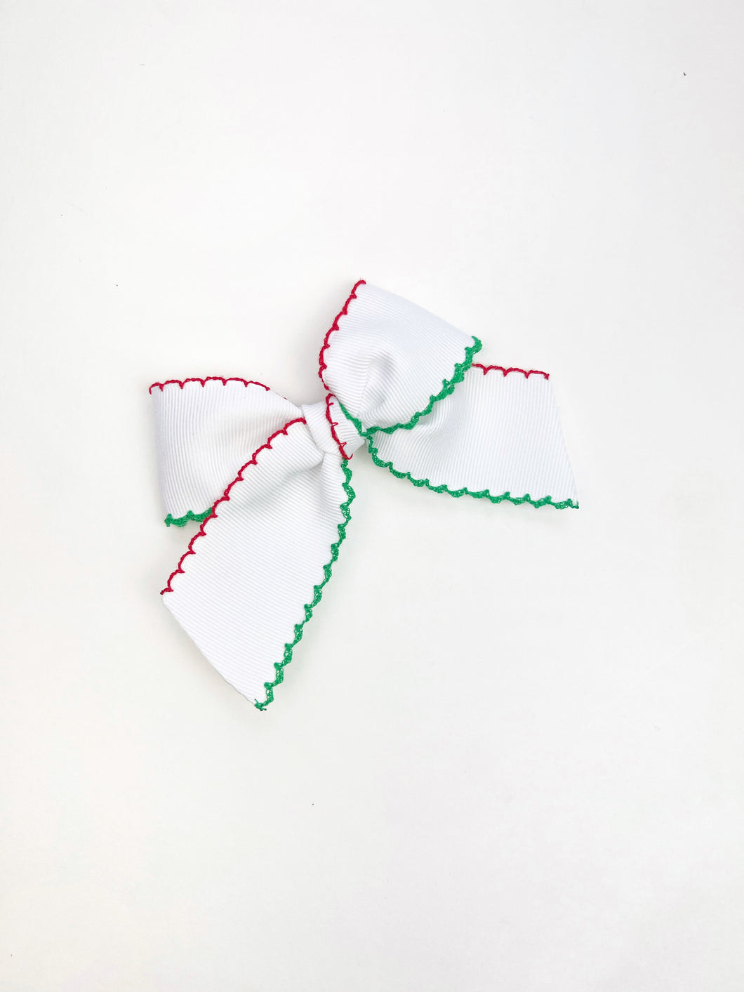 Maeve | Holiday Ribbon Bow | Oversized | Right Clip