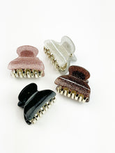 Load image into Gallery viewer, Mini Claw Clip | Silver Sparkle
