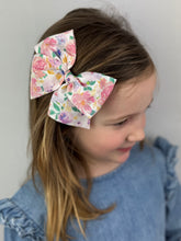 Load image into Gallery viewer, Maeve | Spring Bouquet (poly crepe de chine) | Oversized | Right Clip {PRE-ORDER}
