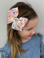 Maeve | Spring Bouquet (poly crepe de chine) | Oversized | Right Clip