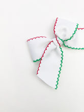 Load image into Gallery viewer, Maeve | Holiday Ribbon Bow | Oversized | Right Clip
