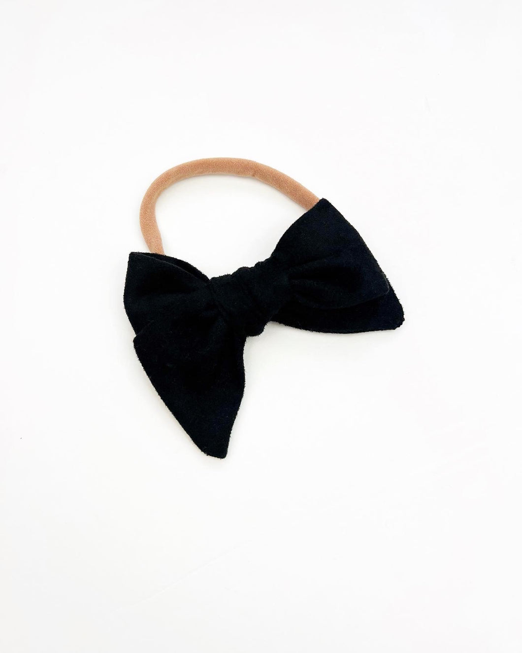 Maeve | Black Suede | Standard | Headband