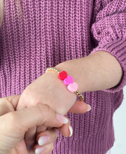 Load image into Gallery viewer, Heart Trio Bracelet
