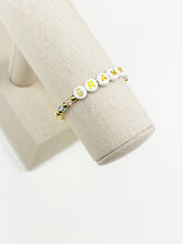 Load image into Gallery viewer, Beaded Name Birthstone Bracelet
