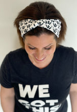 Load image into Gallery viewer, Logo Twist Wrap | White | One Size {PRE-ORDER}
