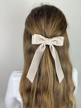 Load image into Gallery viewer, Maeve | Taupe Double Loop | Long Tail | Hair Elastic {PRE-ORDER}
