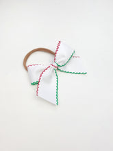 Load image into Gallery viewer, Maeve | Holiday Ribbon Bow | Oversized | Headband
