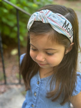 Load image into Gallery viewer, Personalized Notebook Knotted Headband
