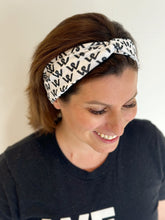 Load image into Gallery viewer, Logo Twist Wrap | White | One Size {PRE-ORDER}
