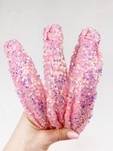 Load image into Gallery viewer, Knotted Headband | Pink Sequin
