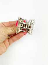 Load image into Gallery viewer, Mini Claw Clip | Silver Sparkle
