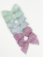 Load image into Gallery viewer, Pigtail Set | Powder Blue Crochet
