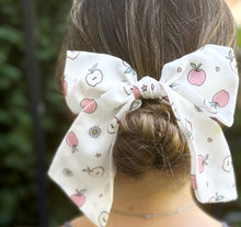 Load image into Gallery viewer, Maeve | Sweet Apples (Poly Crepe de Chine) | XXL Hand Tied | Left Clip
