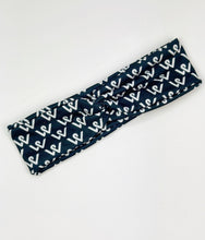 Load image into Gallery viewer, Logo Twist Wrap | Black | One Size {PRE-ORDER}
