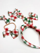Load image into Gallery viewer, Maeve | Jolly Plaid | Oversized | Right Clip {PRE-ORDER}
