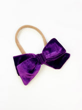 Load image into Gallery viewer, Maeve | Purple Velvet | Standard | Headband
