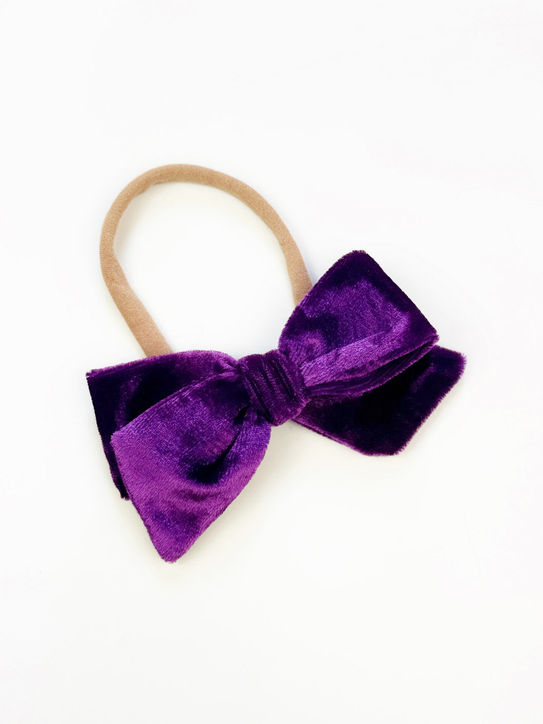 Maeve | Purple Velvet | Standard | Headband