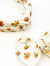 Load image into Gallery viewer, Knotted Headband | Mini Jack-o-Lanterns
