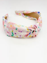 Load image into Gallery viewer, Knotted Headband | Spring Bouquet (poly crepe de chine) {PRE-ORDER}

