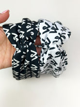 Load image into Gallery viewer, Logo Twist Wrap | White | One Size {PRE-ORDER}
