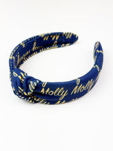 Load image into Gallery viewer, Knotted Headband | Personalized | Jersey
