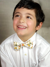 Load image into Gallery viewer, Leo Bow Tie | Christmas Construction {PRE-ORDER}
