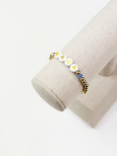 Load image into Gallery viewer, Beaded Name Birthstone Bracelet
