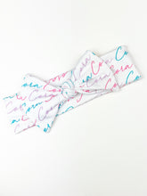 Load image into Gallery viewer, Bow Wrap | Personalized | Jersey
