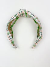 Load image into Gallery viewer, Knotted Headband | Irish Plaid {PRE-ORDER}
