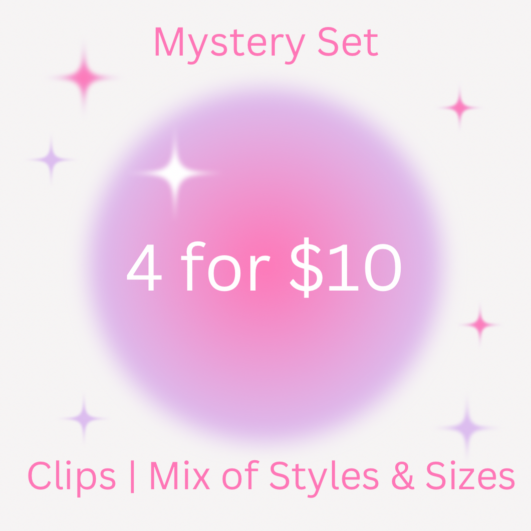 Mystery Snap Clips | Set of 4