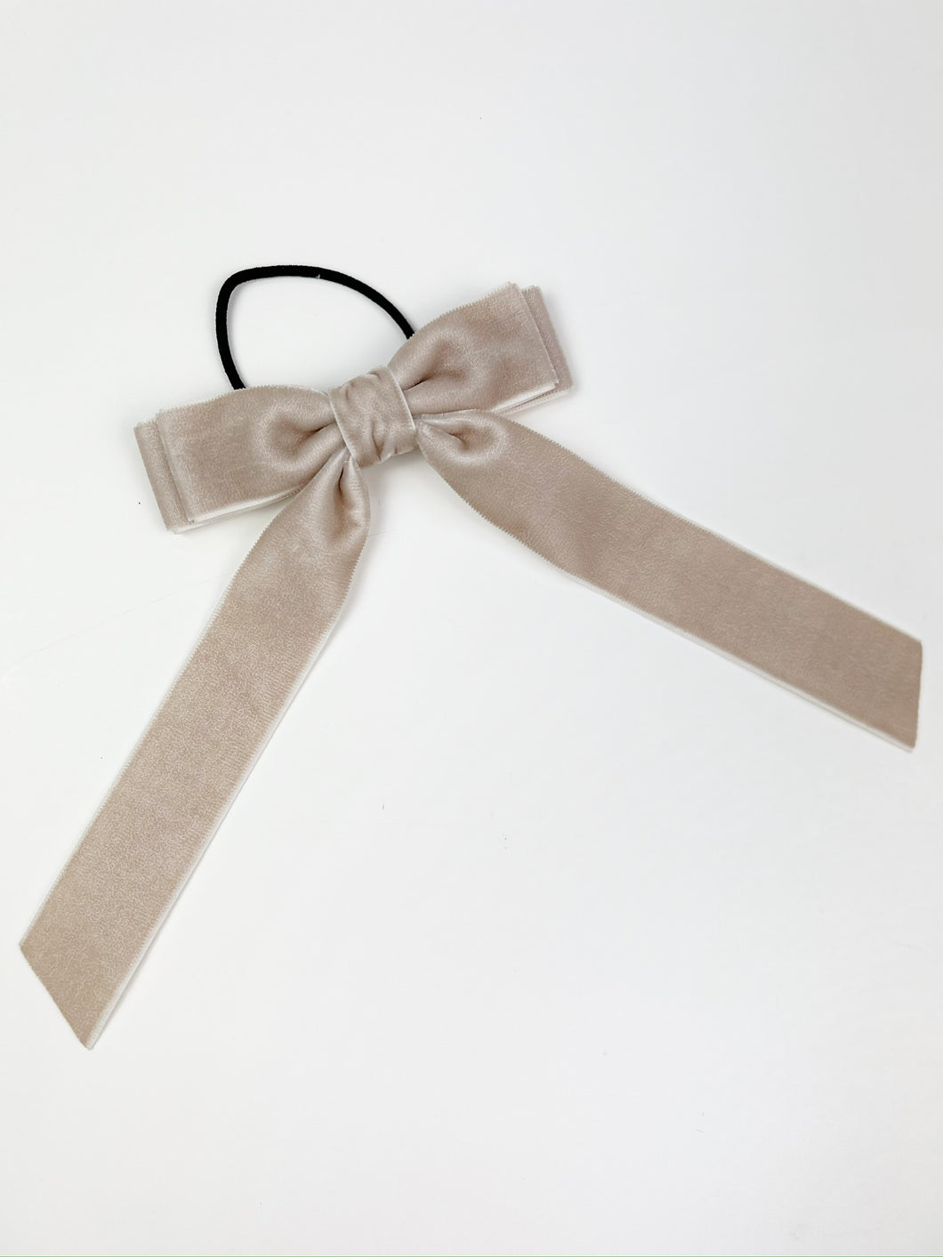 Maeve | Taupe Double Loop | Long Tail | Hair Elastic {PRE-ORDER}