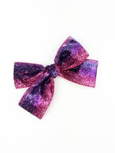 Load image into Gallery viewer, Maeve | Glitter Ribbon | Oversized | Left Clip
