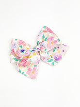 Load image into Gallery viewer, Maeve | Spring Bouquet (poly crepe de chine) | Oversized | Left Clip {PRE-ORDER}
